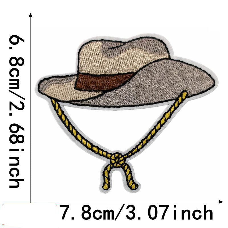 Wholesale Western Cowboy embroidery clothing patch